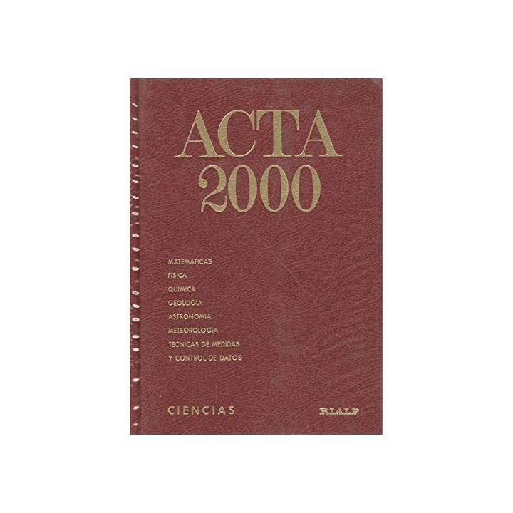 Acta 2000 Ciencias